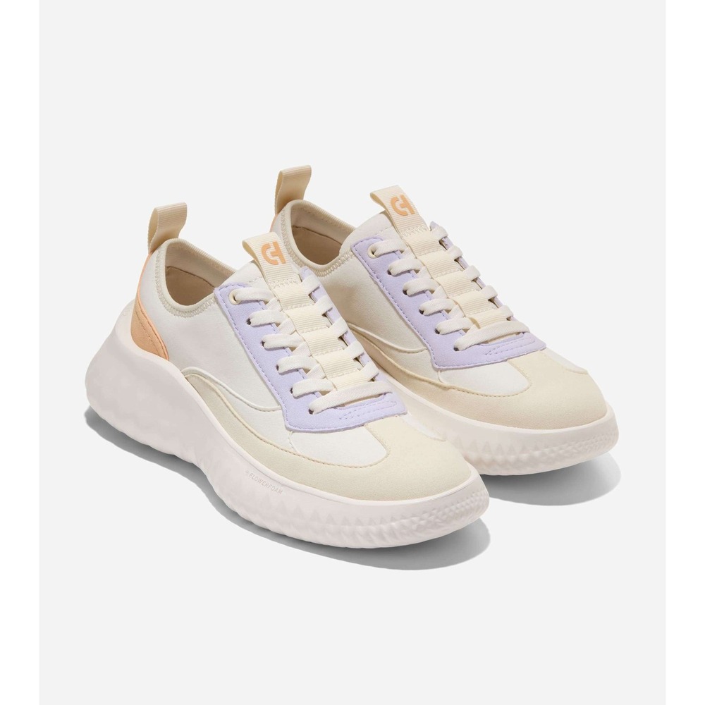 Cole Haan Zerogrand Womens Cream Lavender Peach Flowerfoam Sneakers W33412 8B